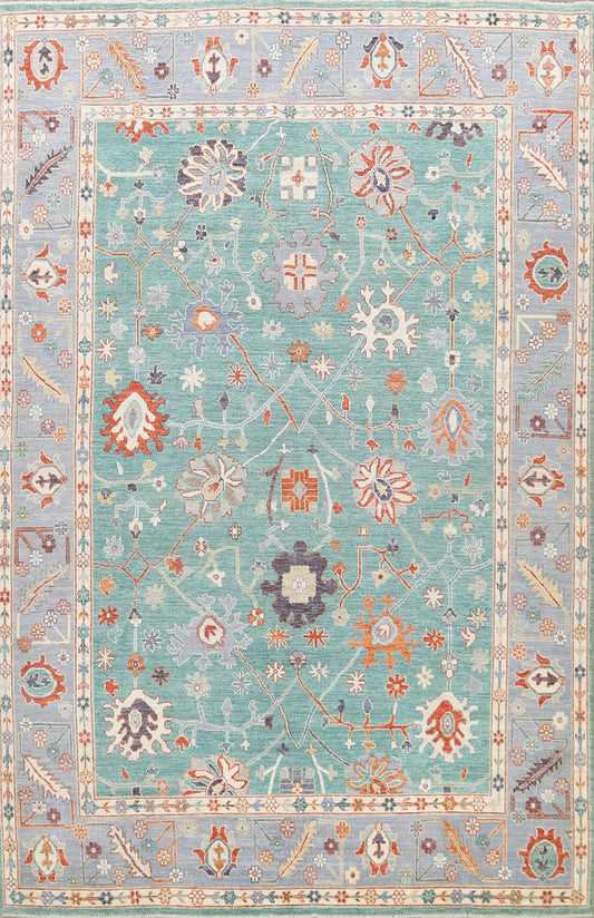 All-Over Oushak Oriental Area Rug 9x12