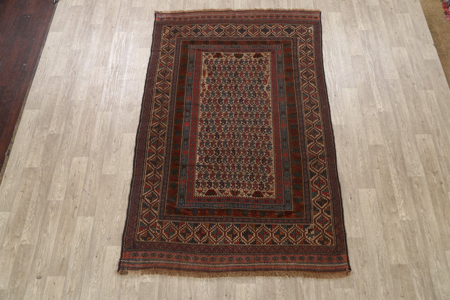 Tribal Geometric Sumak Oriental Area Rug 6x9