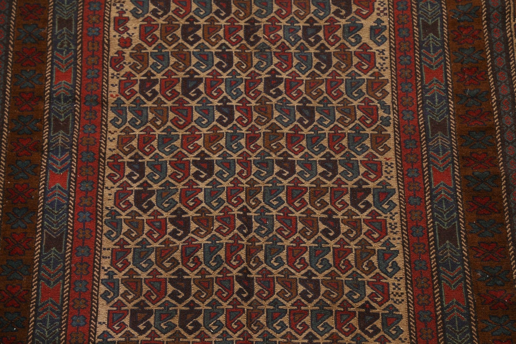 Tribal Geometric Sumak Oriental Area Rug 6x9