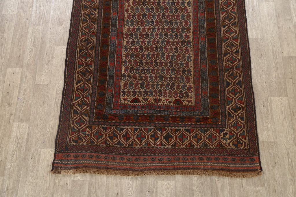 Tribal Geometric Sumak Oriental Area Rug 6x9