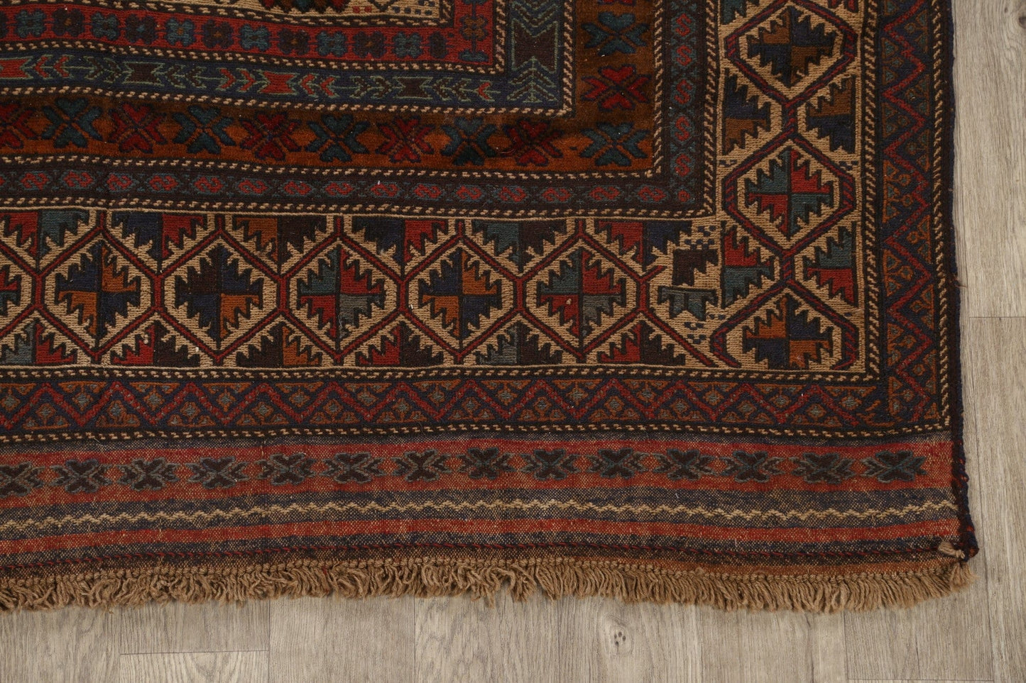 Tribal Geometric Sumak Oriental Area Rug 6x9