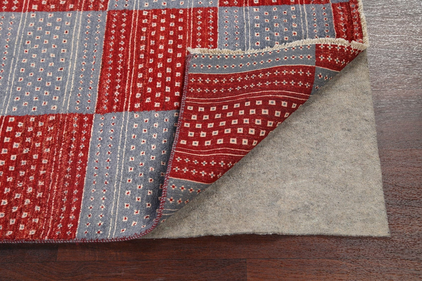 Checkered Gabbeh Kashkoli Oriental Area Rug 4x6