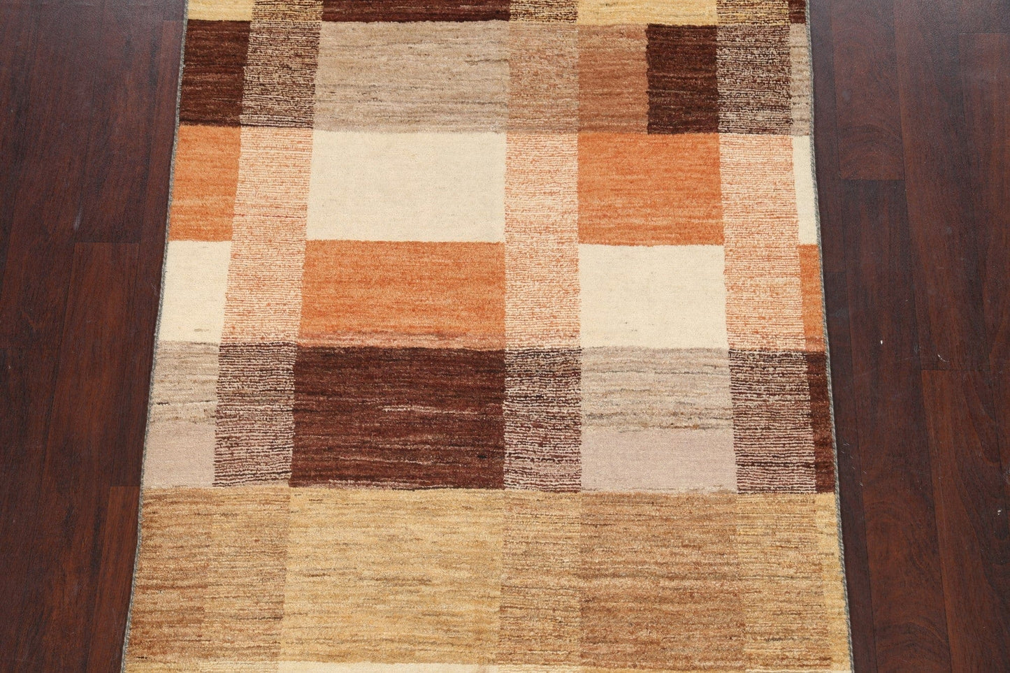 Checkered Gabbeh Kashkoli Oriental Area Rug 4x6