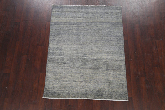 Modern Gabbeh Kashkoli Oriental Area Rug 4x6