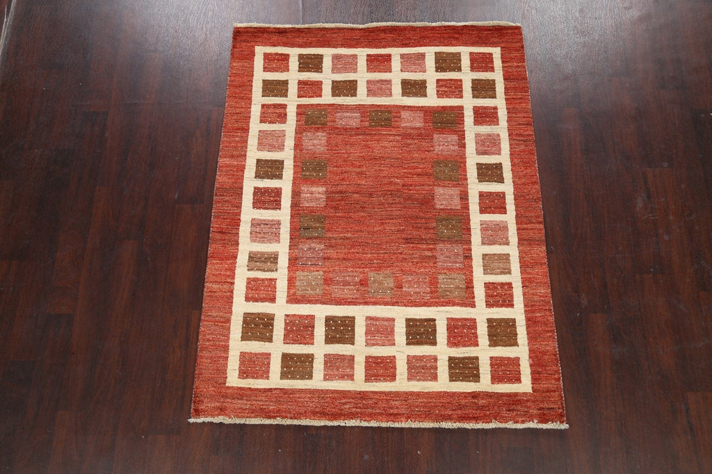 Geometric Gabbeh Kashkoli Oriental Area Rug 5x6