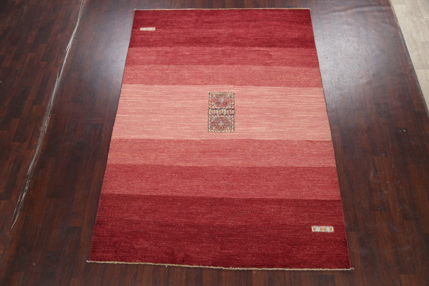 Modern Gabbeh Kashkoli Oriental Area Rug 7x9