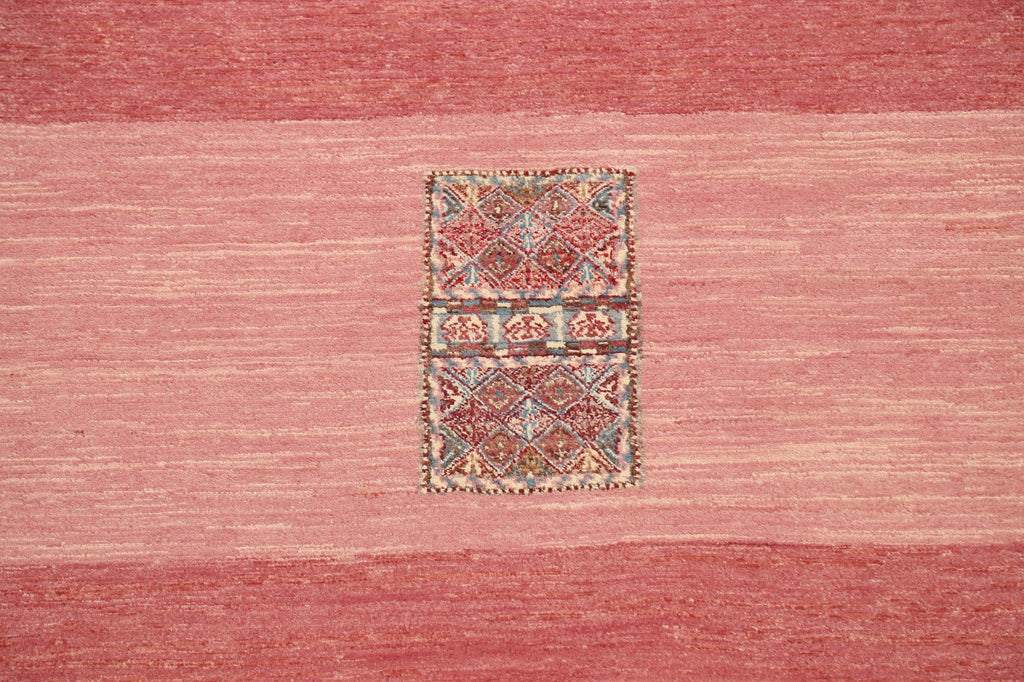 Modern Gabbeh Kashkoli Oriental Area Rug 7x9