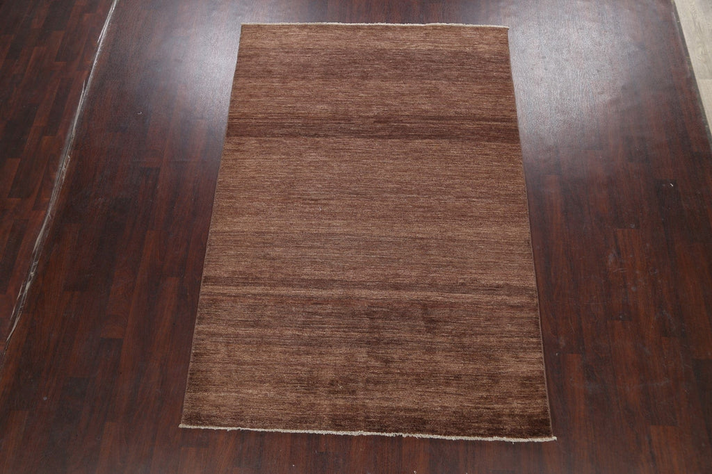 Modern Gabbeh Kashkoli Oriental Area Rug 6x8