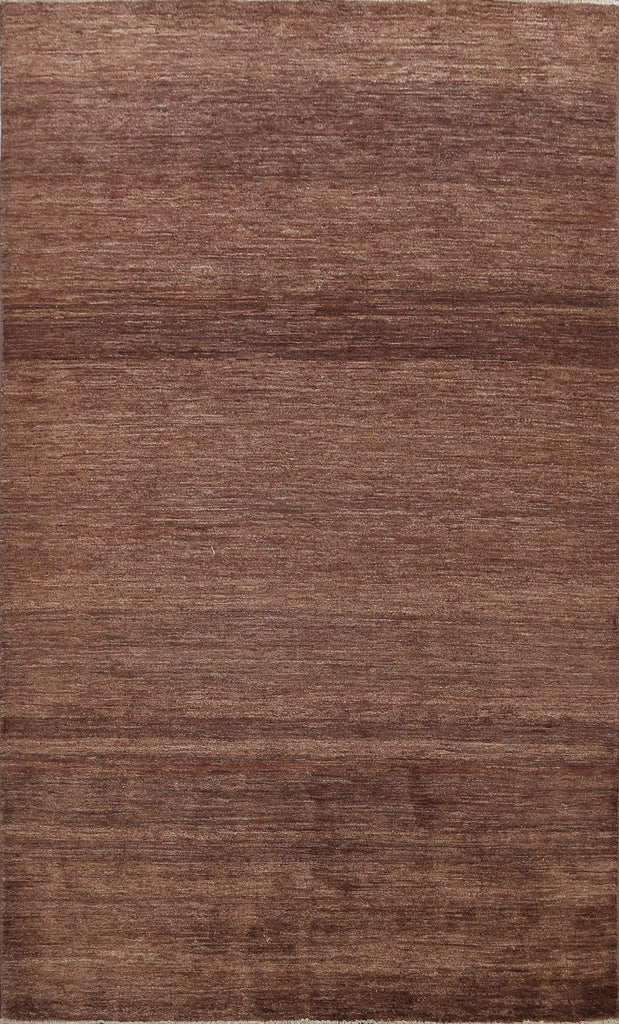 Modern Gabbeh Kashkoli Oriental Area Rug 6x8