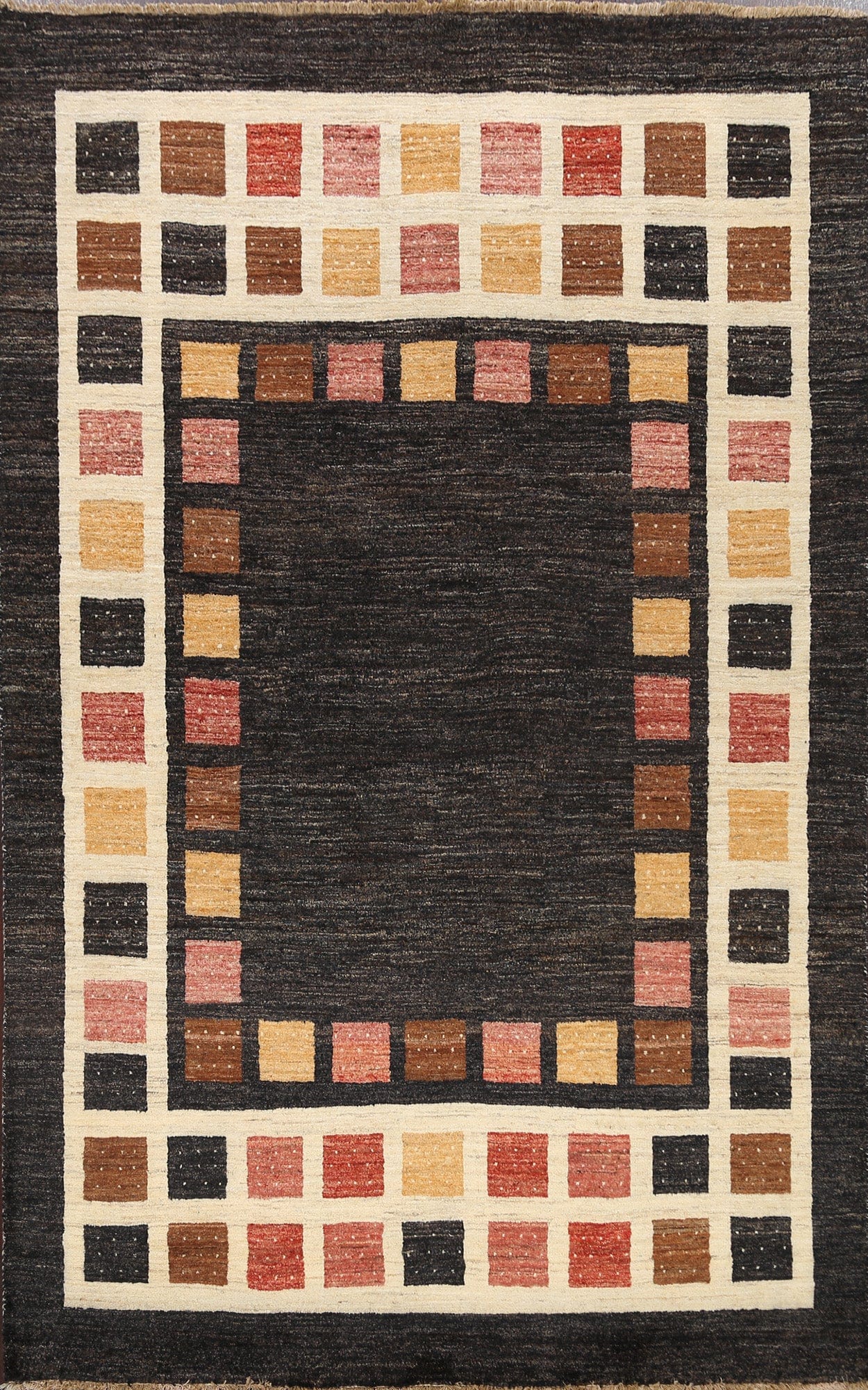 Geometric Gabbeh Kashkoli Oriental Area Rug 6x7