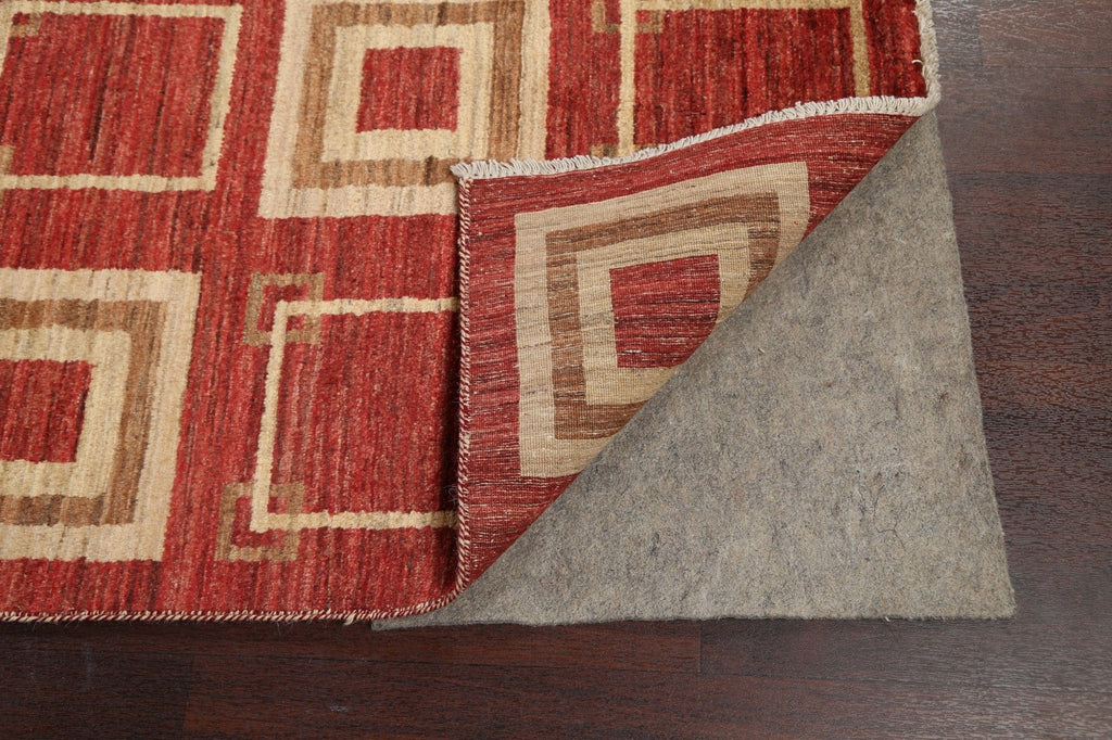 All-Over Geometric Gabbeh Kashkoli Oriental Area Rug 9x12