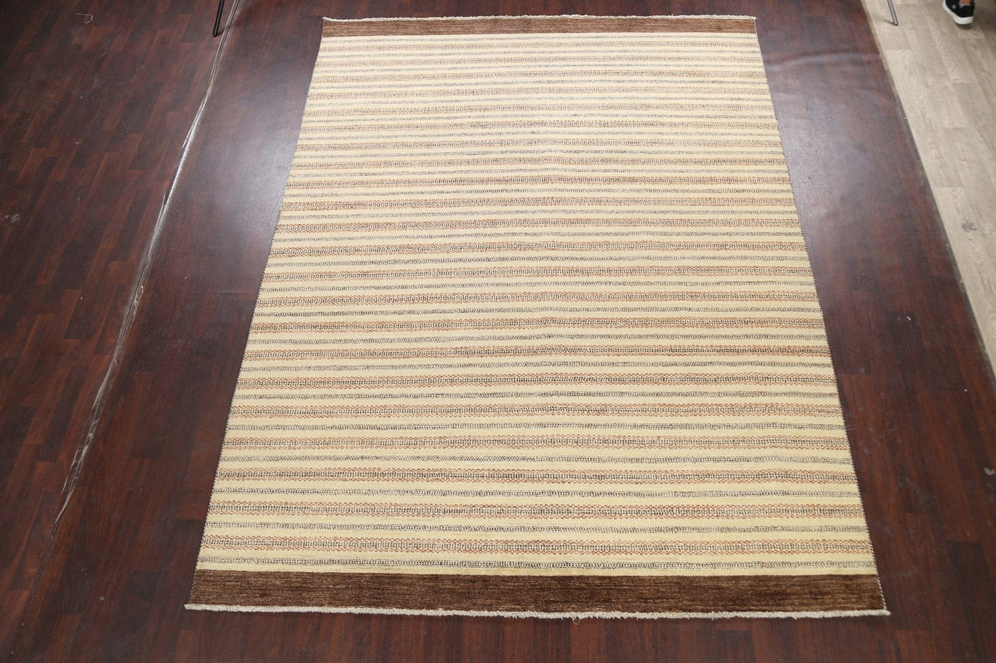 Modern Gabbeh Kashkoli Oriental Area Rug 8x11