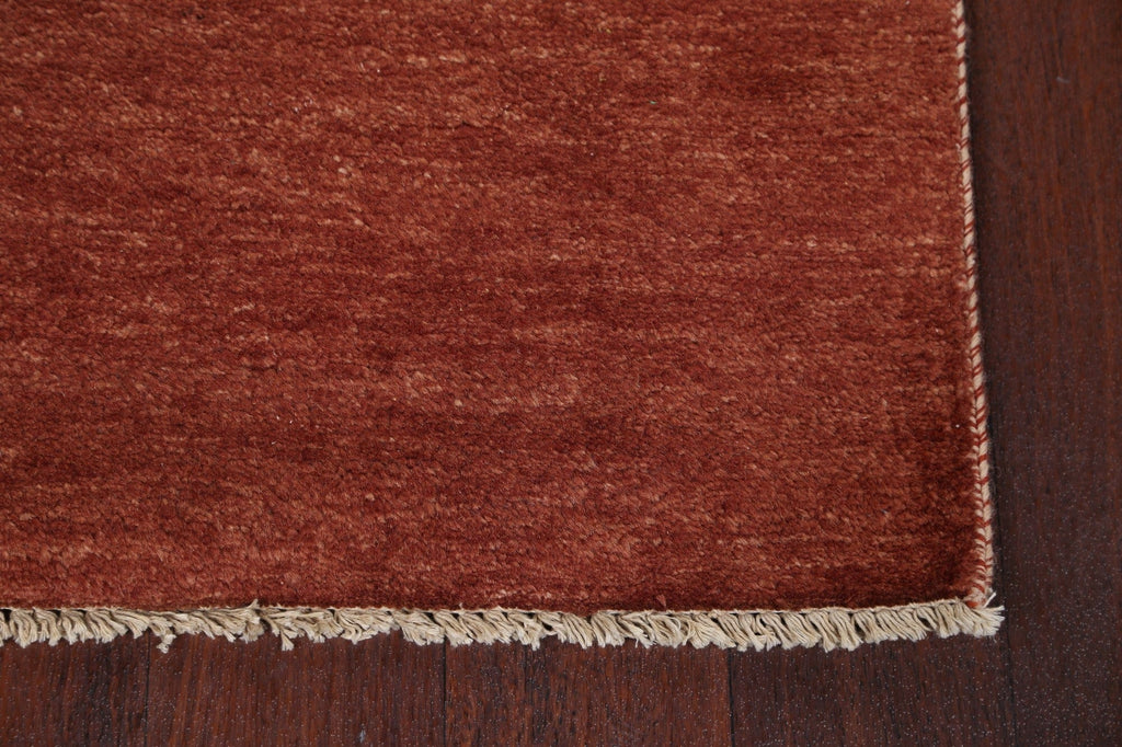 Modern Gabbeh Kashkoli Oriental Runner Rug 3x17