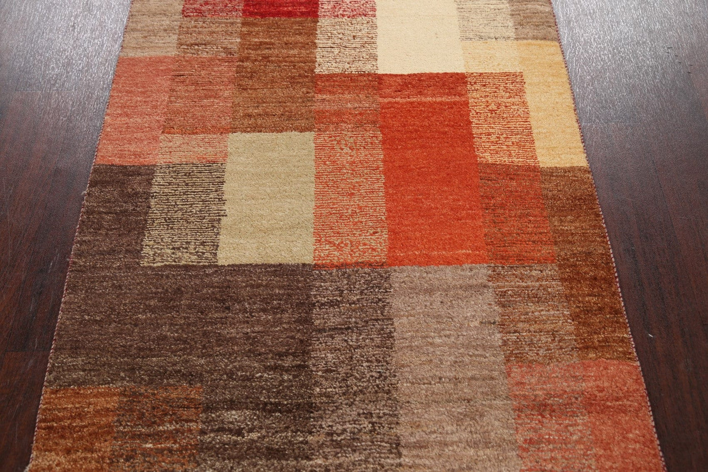 Modern Gabbeh Kashkoli Oriental Area Rug 3x5