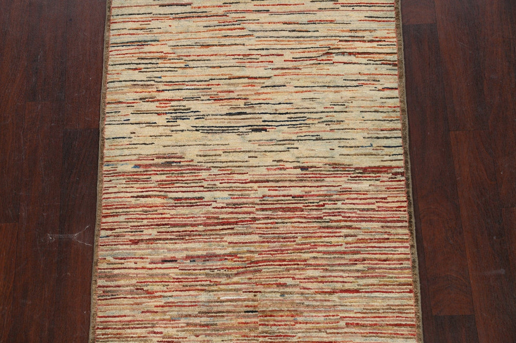 Modern Gabbeh Kashkoli Oriental Area Rug 3x5