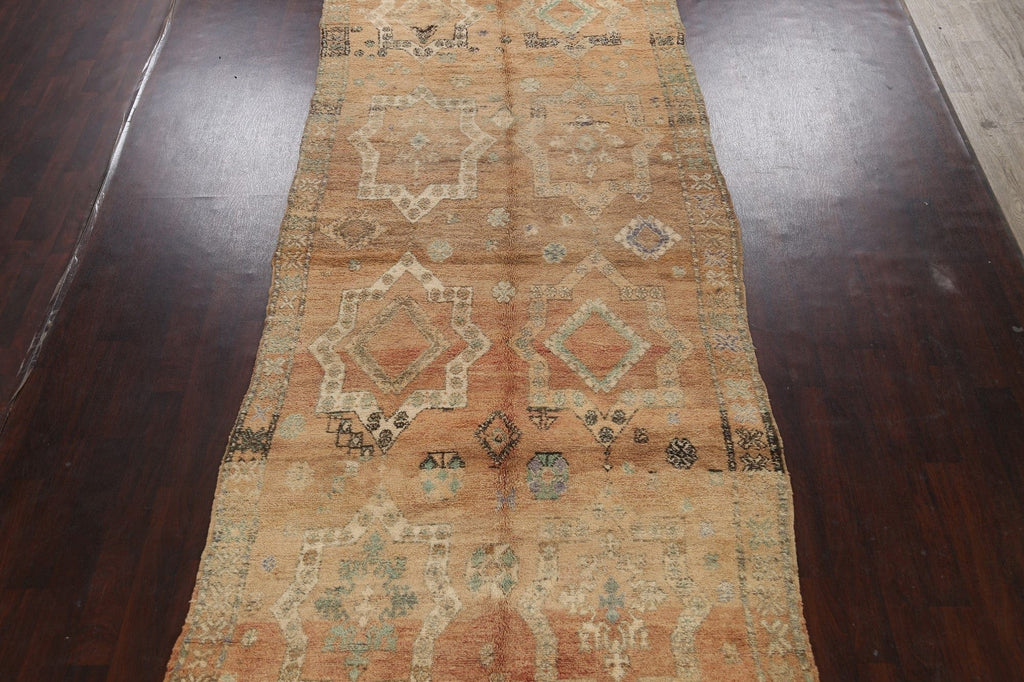 Antique Moroccan Oriental Area Rug 6x14