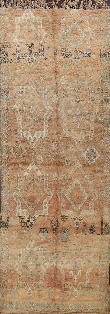 Antique Moroccan Oriental Area Rug 6x14