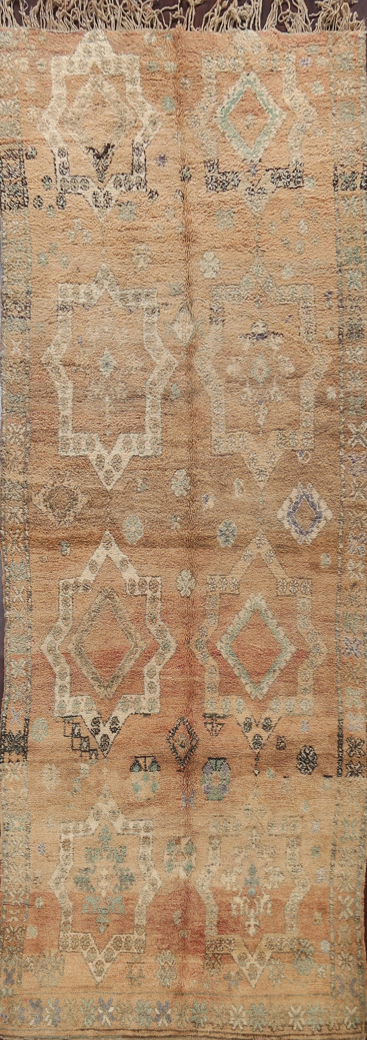 Antique Moroccan Oriental Area Rug 6x14