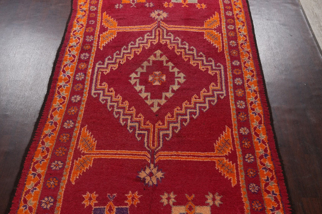 Geometric Moroccan Oriental Runner Rug 7x17