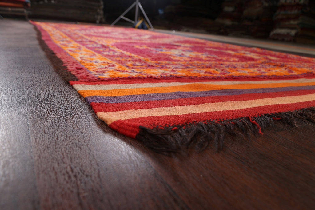 Geometric Moroccan Oriental Runner Rug 7x17