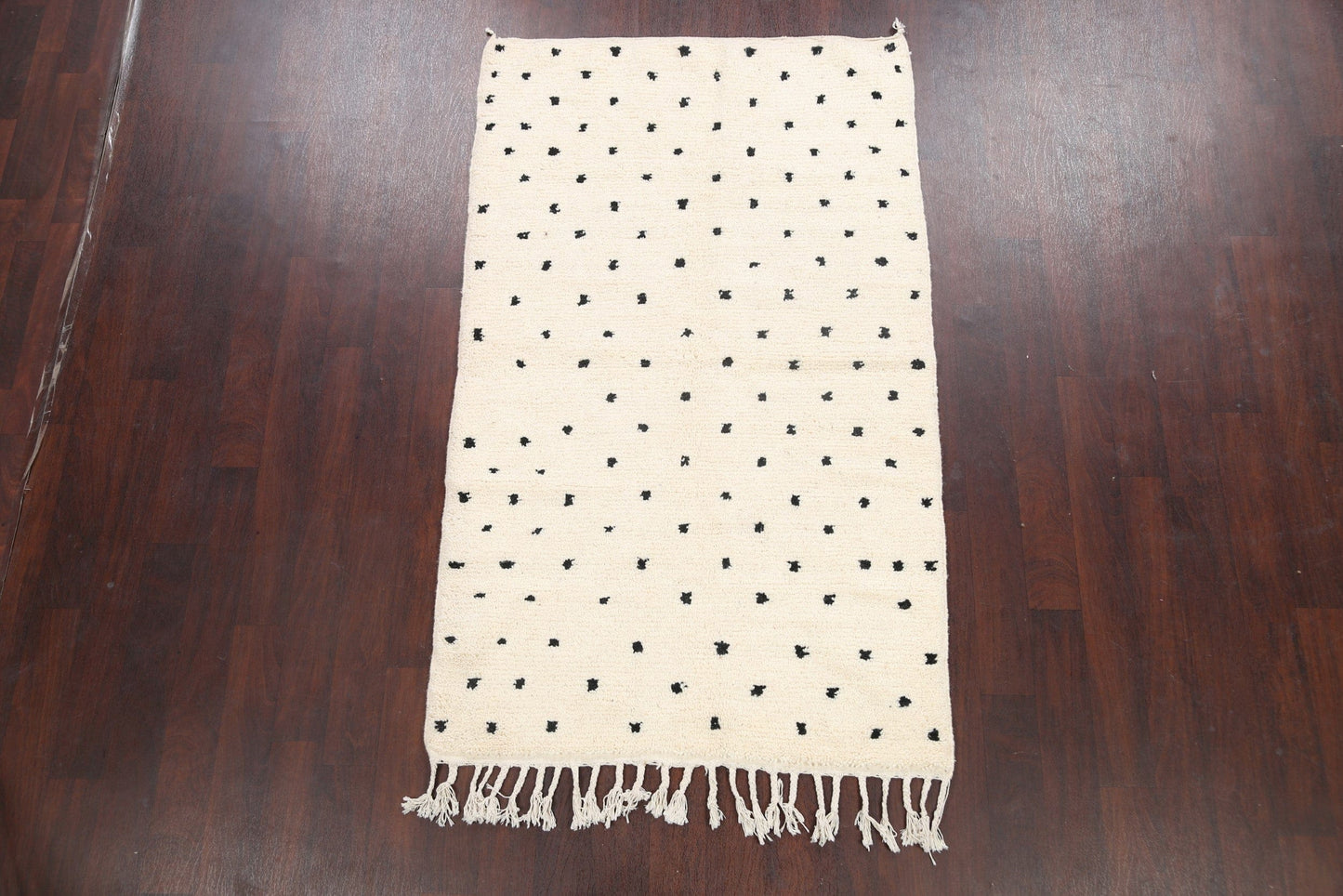 Polka Dot Moroccan Oriental Area Rug 4x7