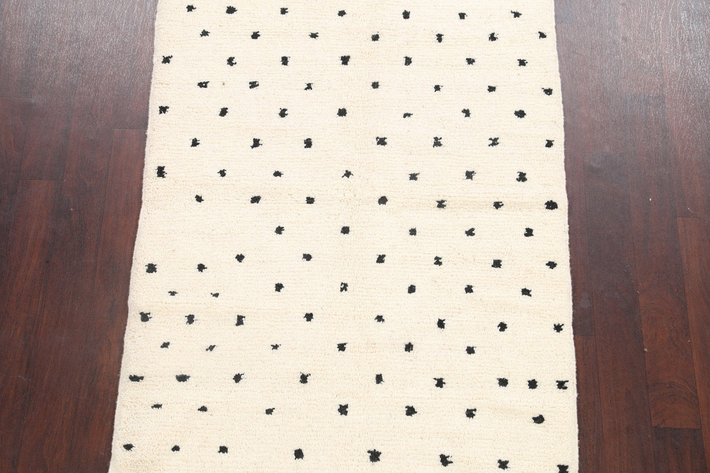 Polka Dot Moroccan Oriental Area Rug 4x7