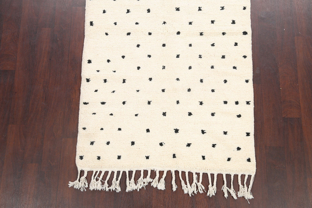 Polka Dot Moroccan Oriental Area Rug 4x7