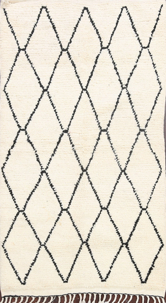 Trellis Modern Moroccan Oriental Area Rug 4x6