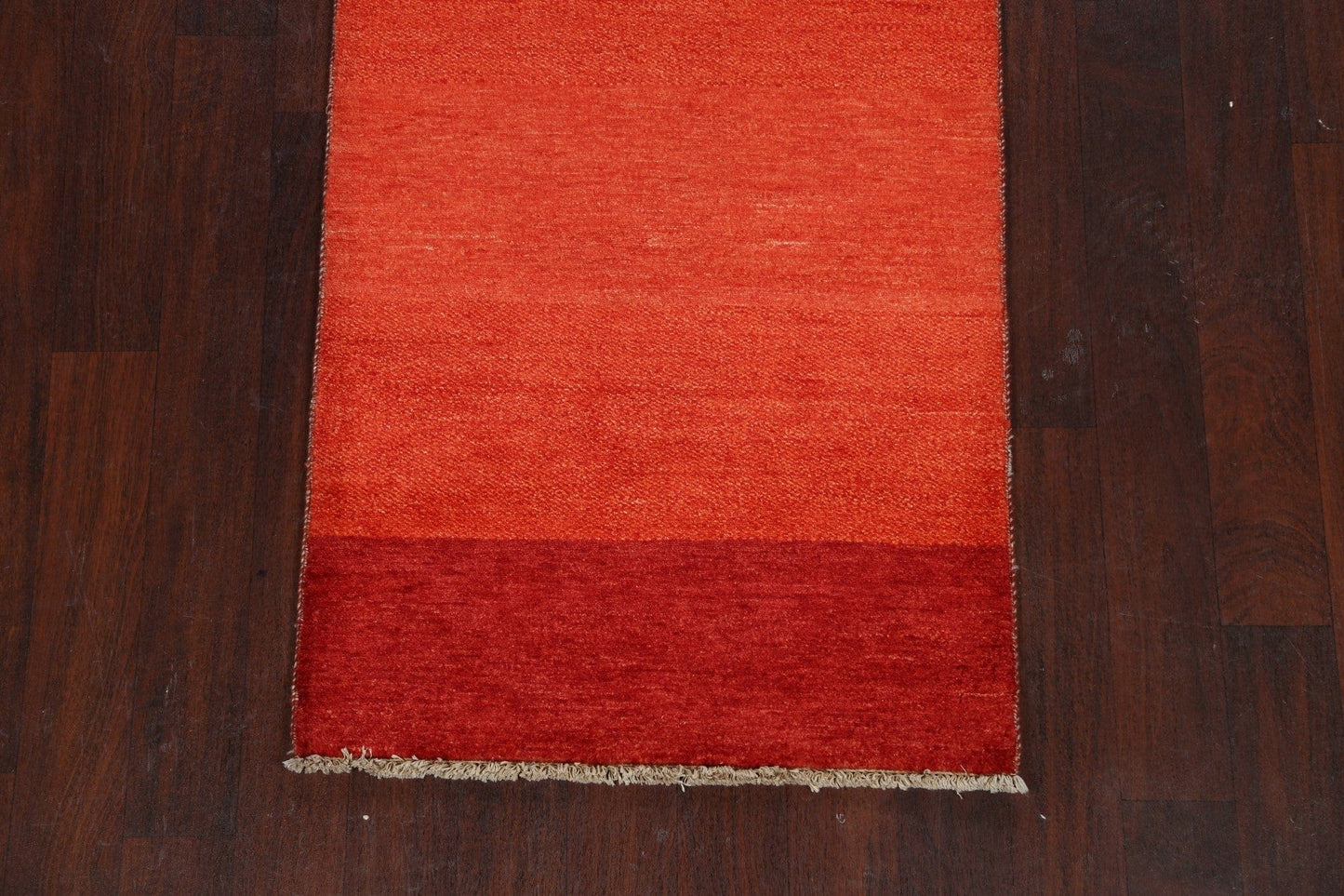 Modern Gabbeh Kashkoli Oriental Runner Rug 3x9