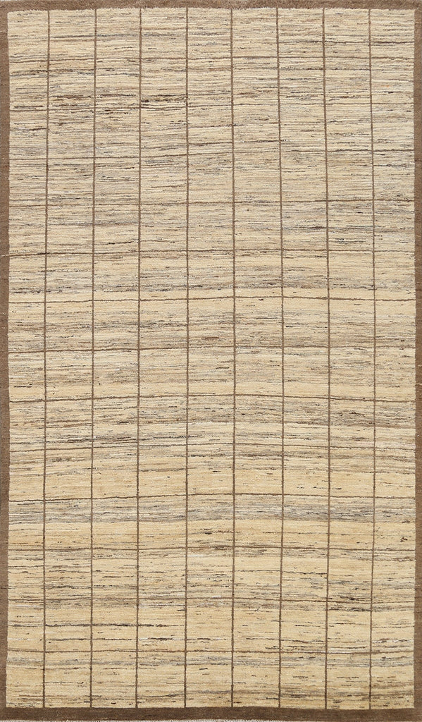 All-Over Modern Gabbeh Kashkoli Oriental Area Rug 6x9