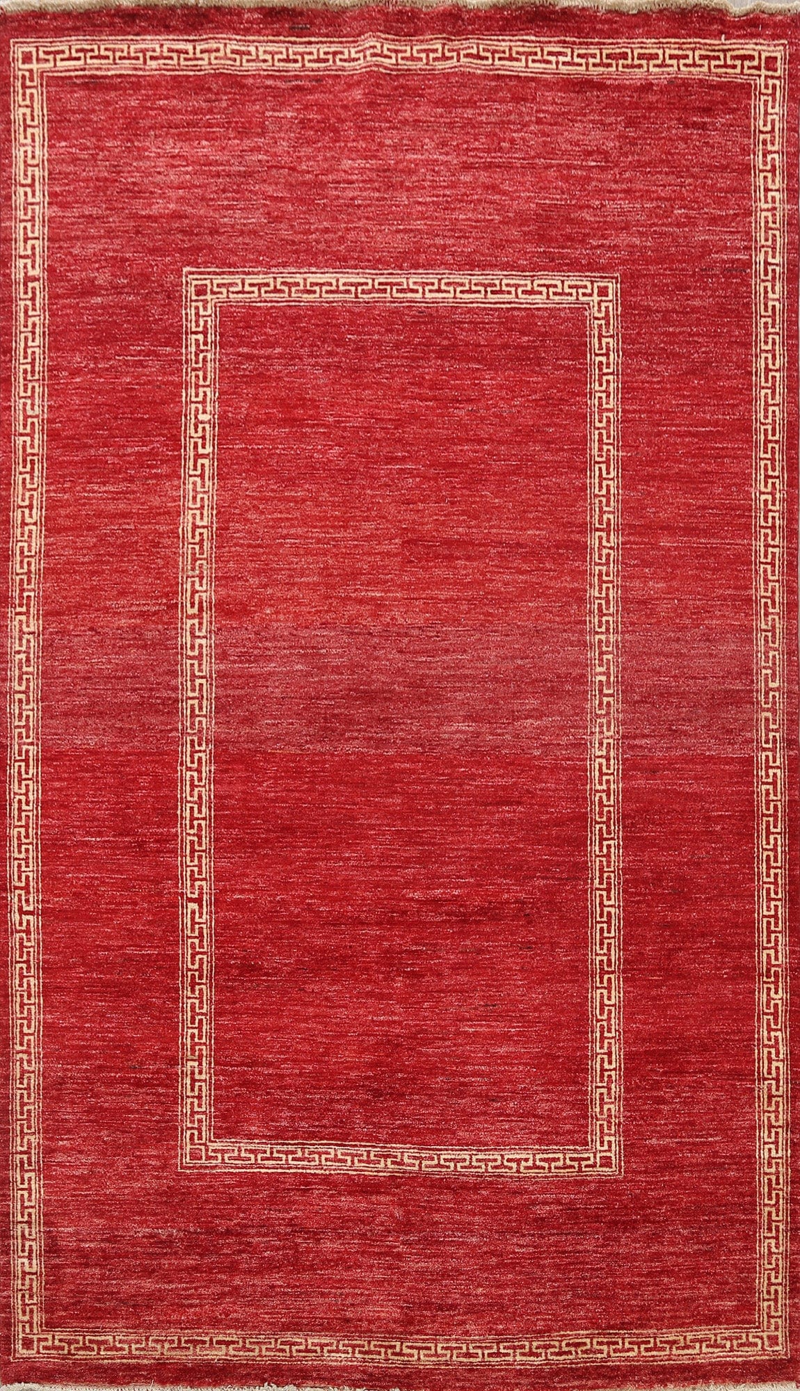 Modern Gabbeh Kashkoli Oriental Area Rug 6x8