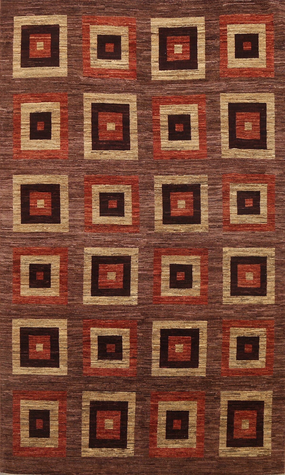 Geometric Gabbeh Kashkoli Oriental Area Rug 7x9