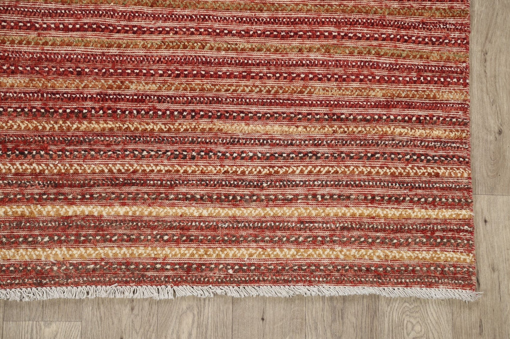 Modern All-Over Gabbeh Kashkoli Oriental Area Rug 5x8