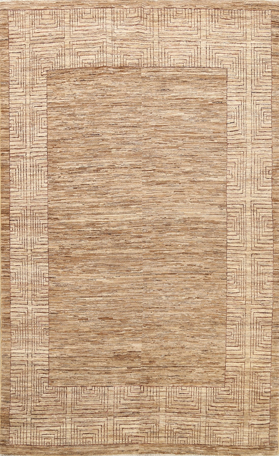 Modern Gabbeh Kashkoli Oriental Area Rug 6x9