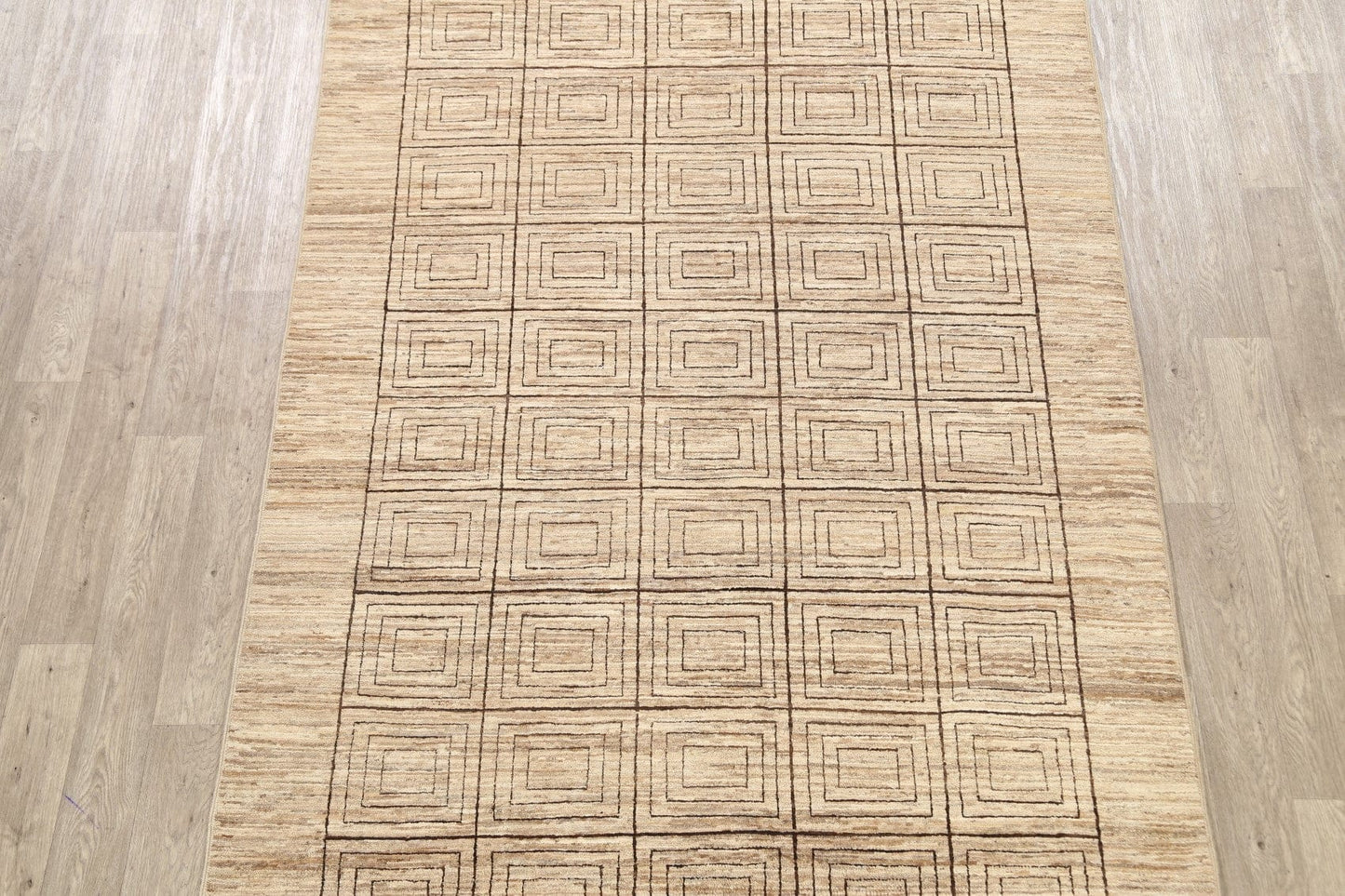 Modern Gabbeh Kashkoli Oriental Area Rug 6x9