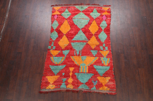 Tribal Geometric Moroccan Oriental Area Rug 5x7