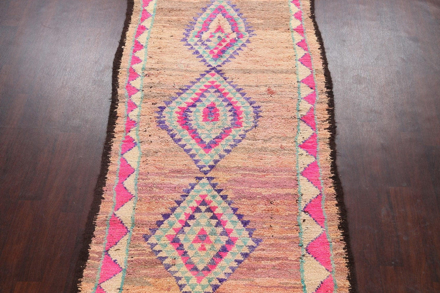 Tribal Moroccan Oriental Runner Rug 5x12