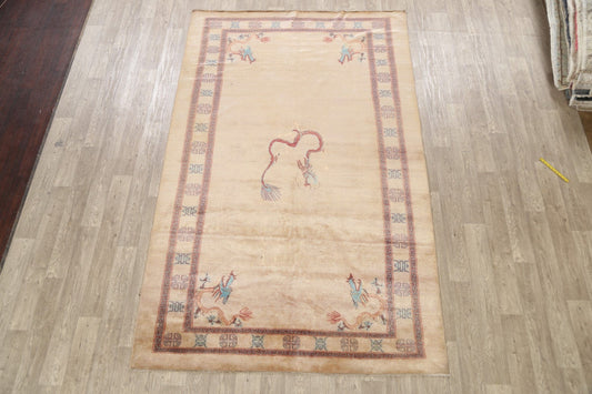 Modern Gabbeh Kashkoli Oriental Area Rug 6x10