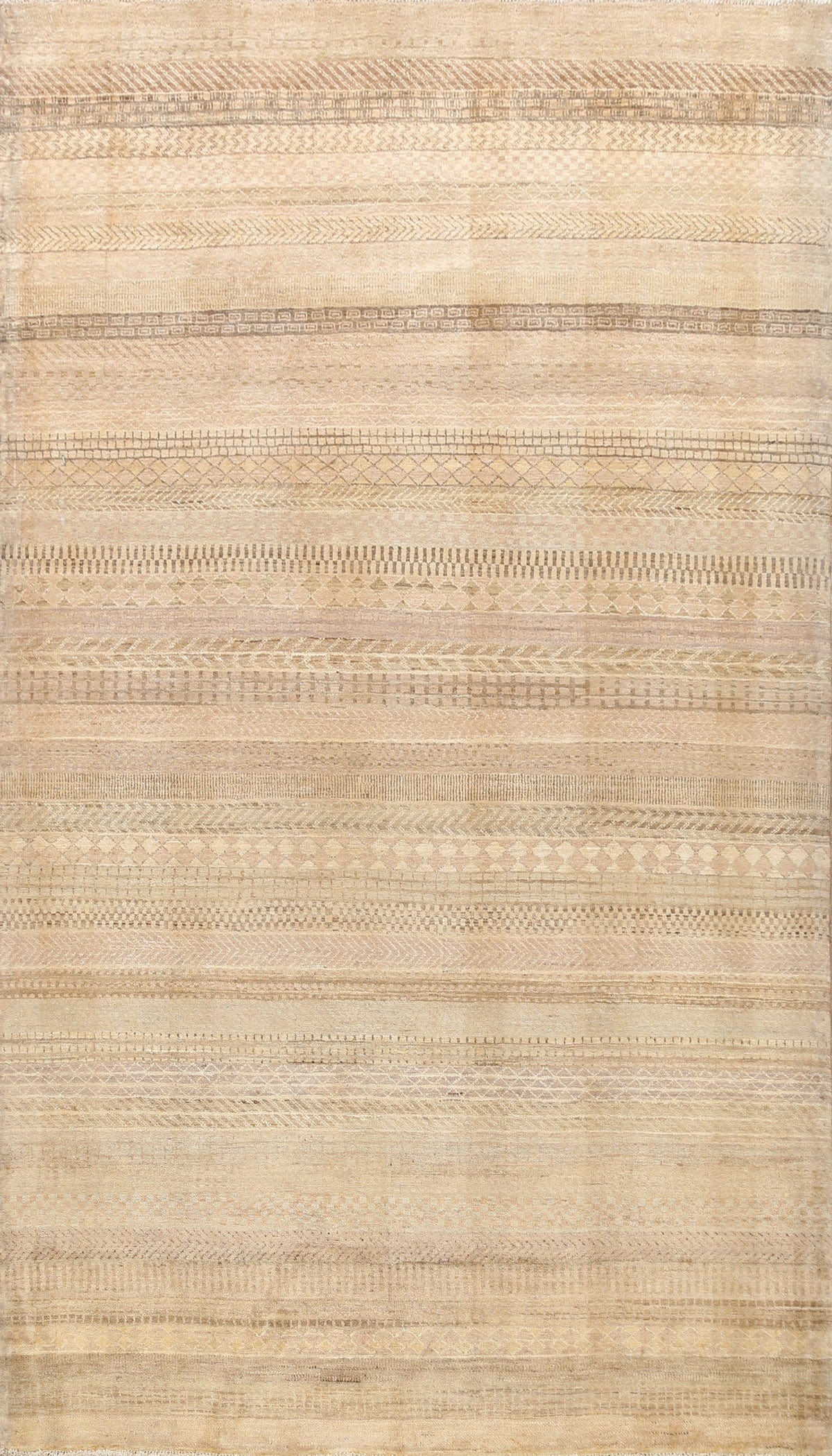 Modern Gabbeh Kashkoli Oriental Area Rug 7x10