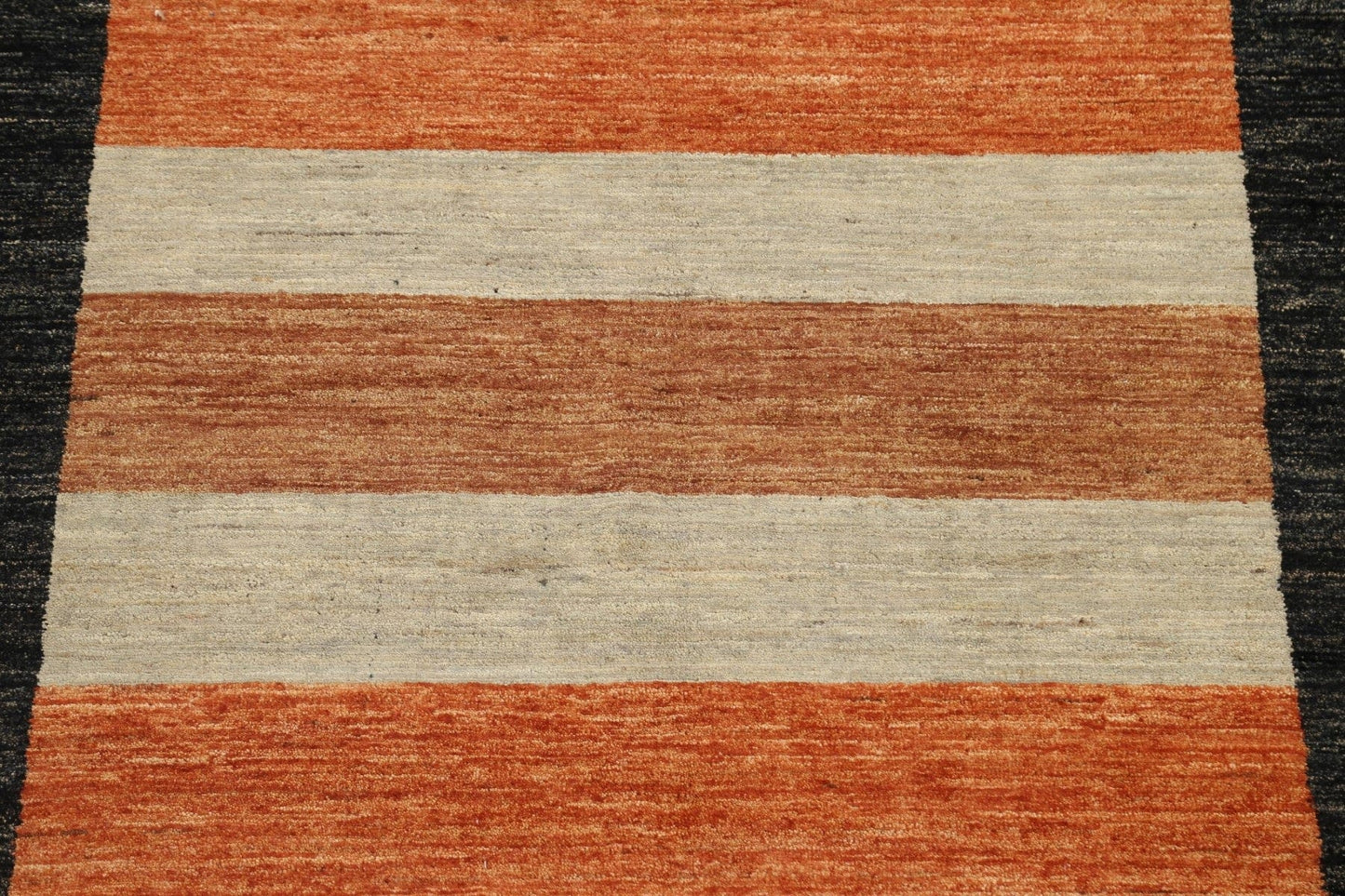 Modern Striped Gabbeh Kashkoli Oriental Area Rug 6x9