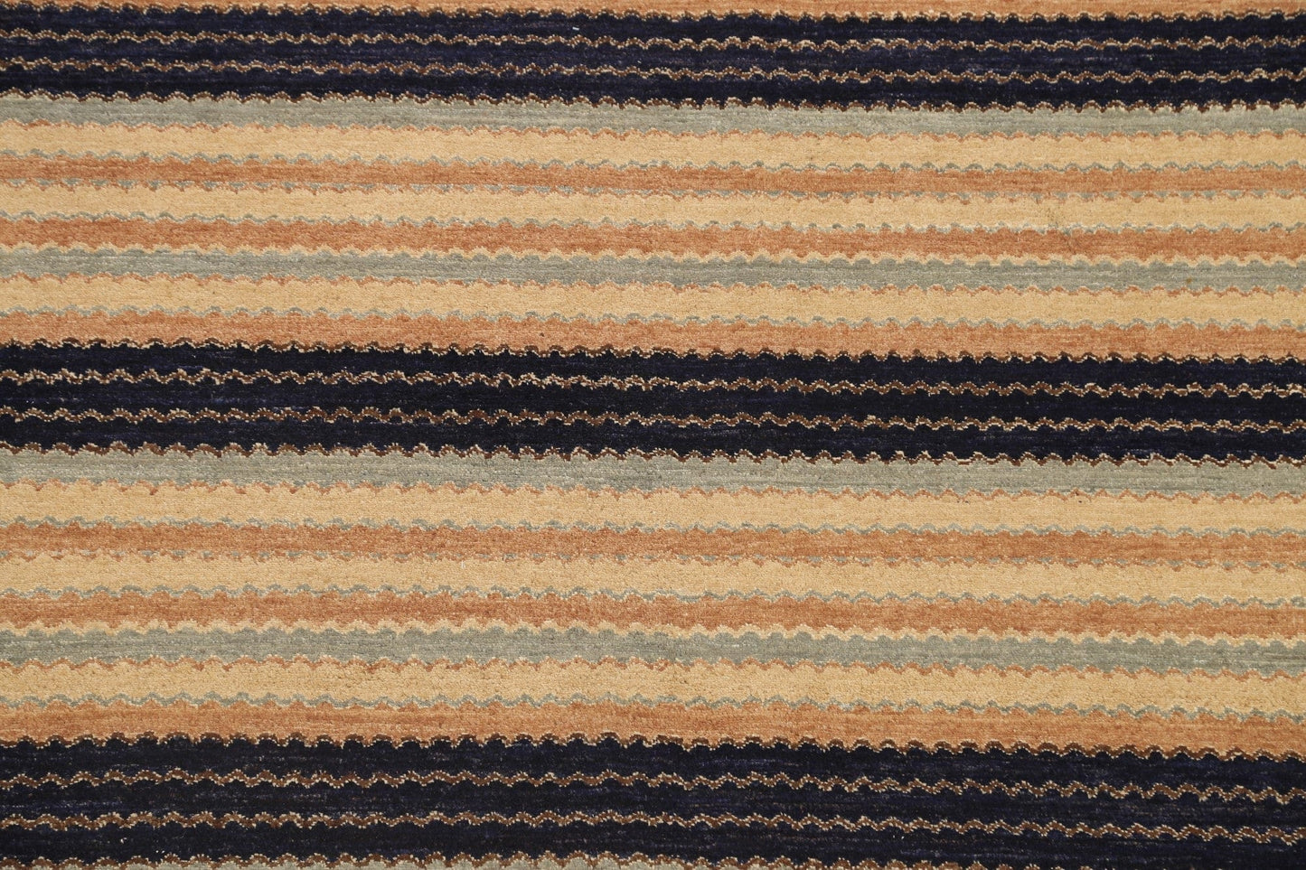 Modern Striped Gabbeh Kashkoli Oriental Area Rug 8x10