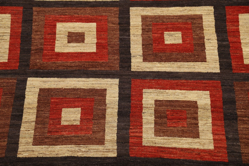 Modern Gabbeh Kashkoli Oriental Area Rug 8x9