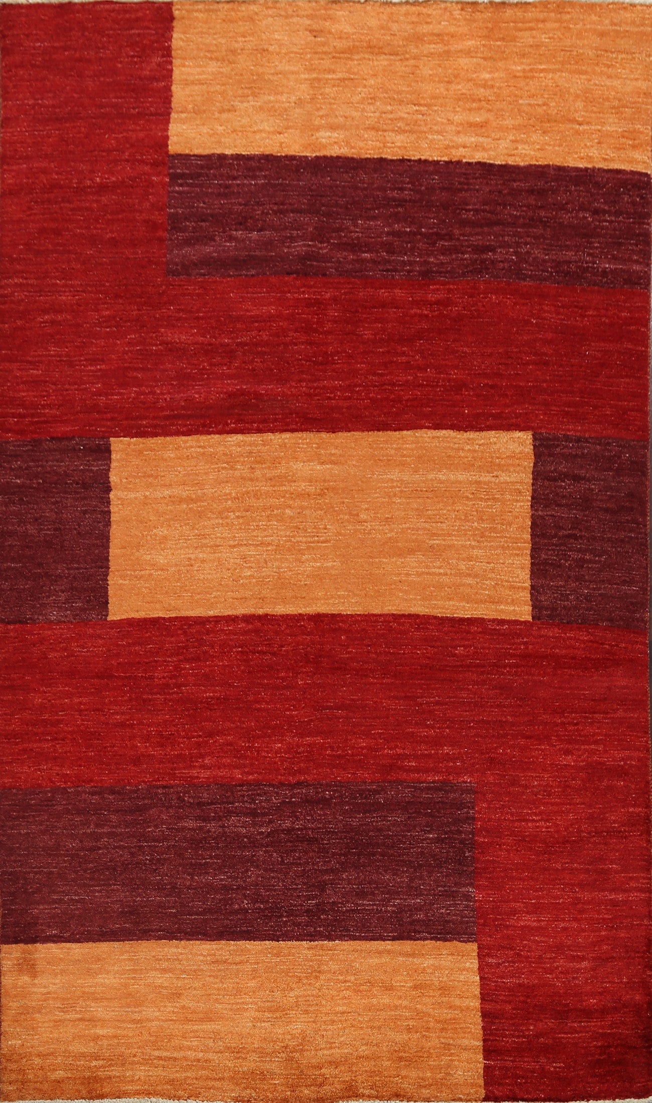 Patch-Work Gabbeh Kashkoli Oriental Area Rug 5x8