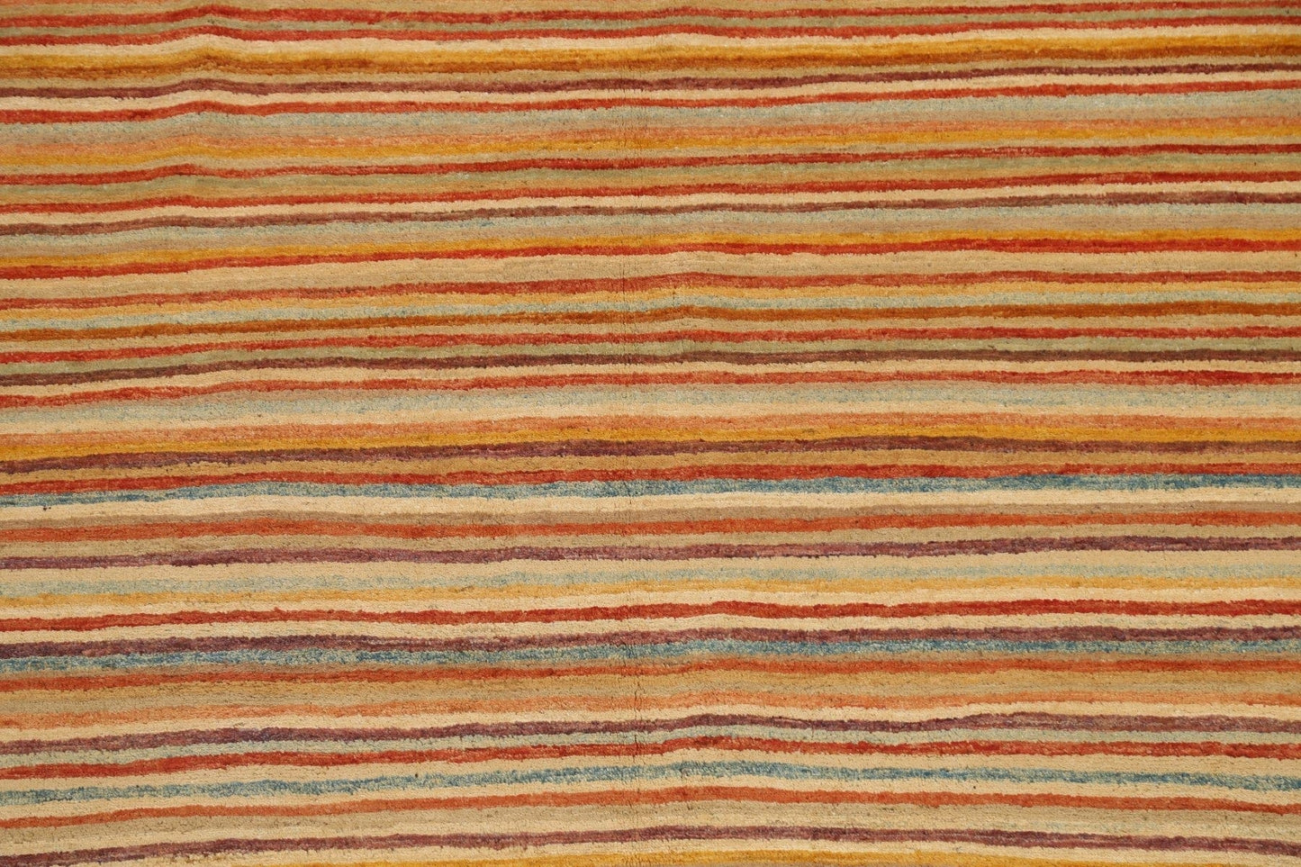 Striped Gabbeh Kashkoli Oriental Area Rug 8x10