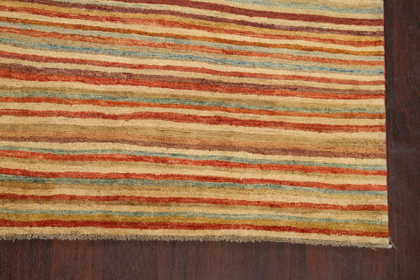 Striped Gabbeh Kashkoli Oriental Area Rug 8x10