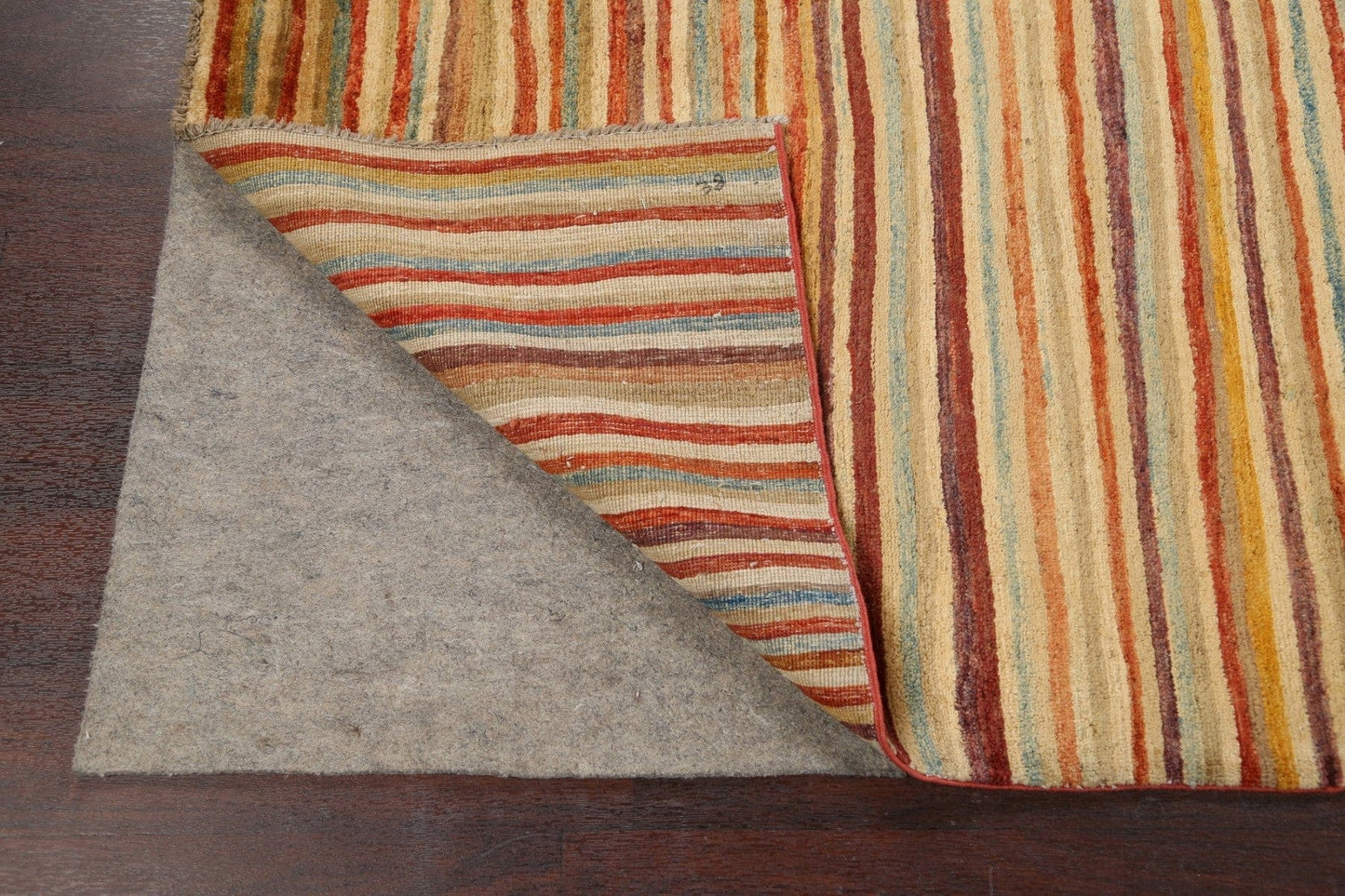 Striped Gabbeh Kashkoli Oriental Area Rug 8x10