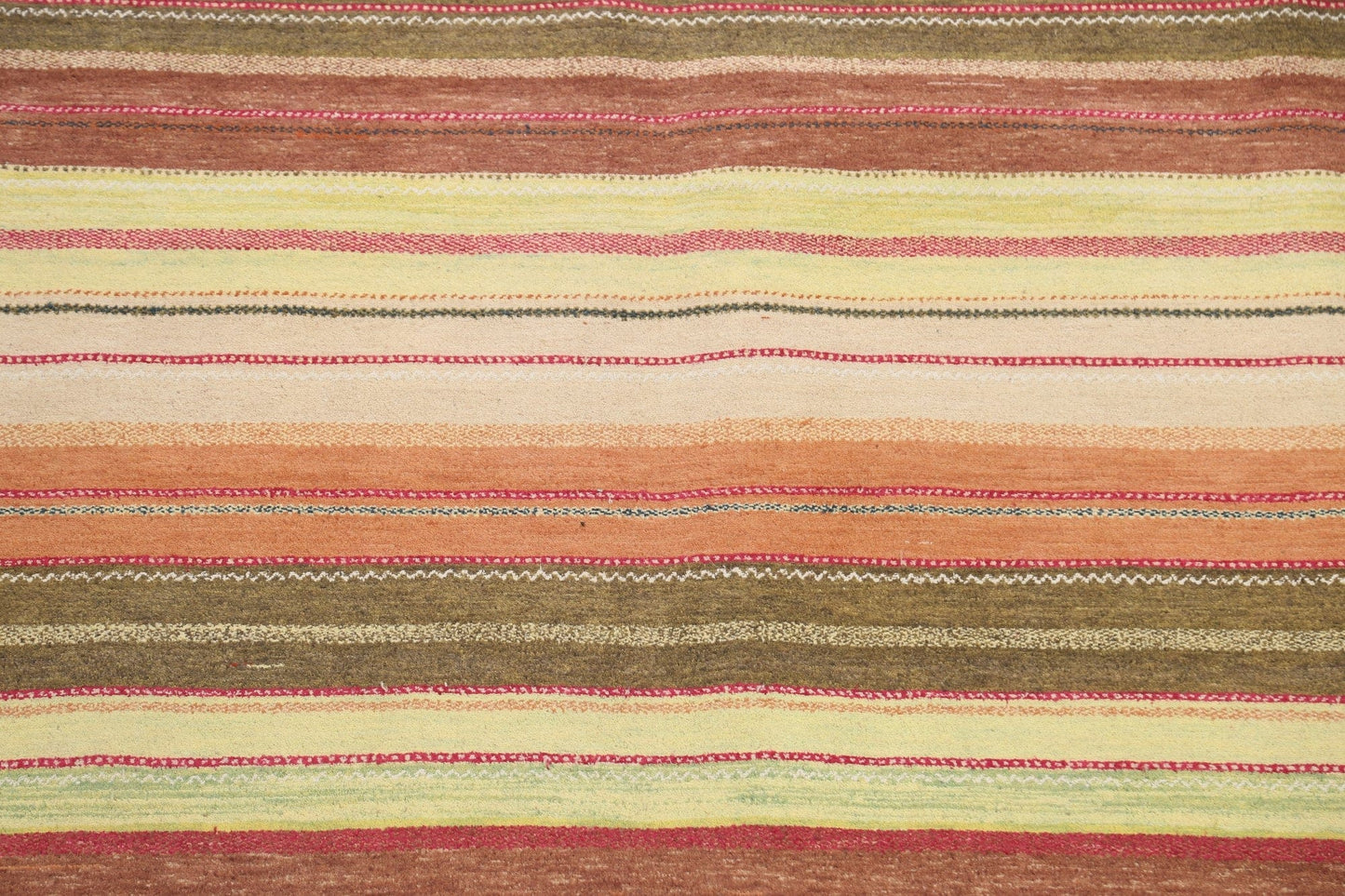 Striped Gabbeh Kashkoli Oriental Area Rug 8x10