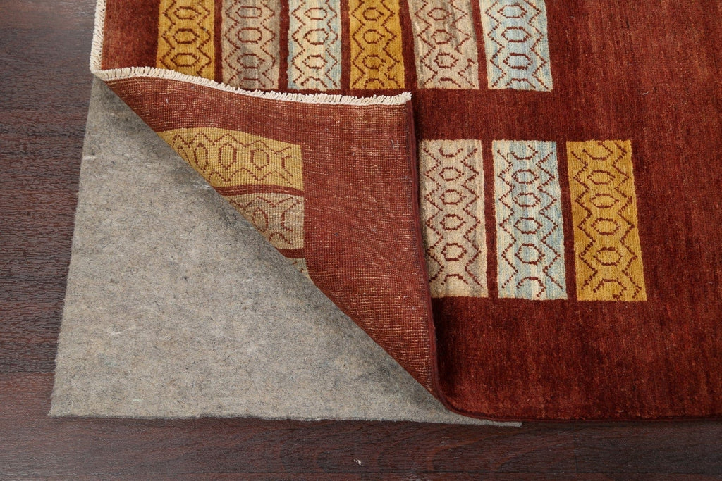 Modern Gabbeh Kashkoli Oriental Area Rug 6x10