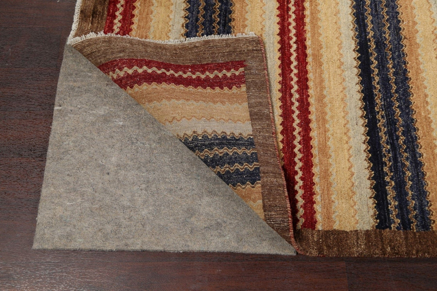 Striped Modern Gabbeh Kashkoli Oriental Area Rug 8x10