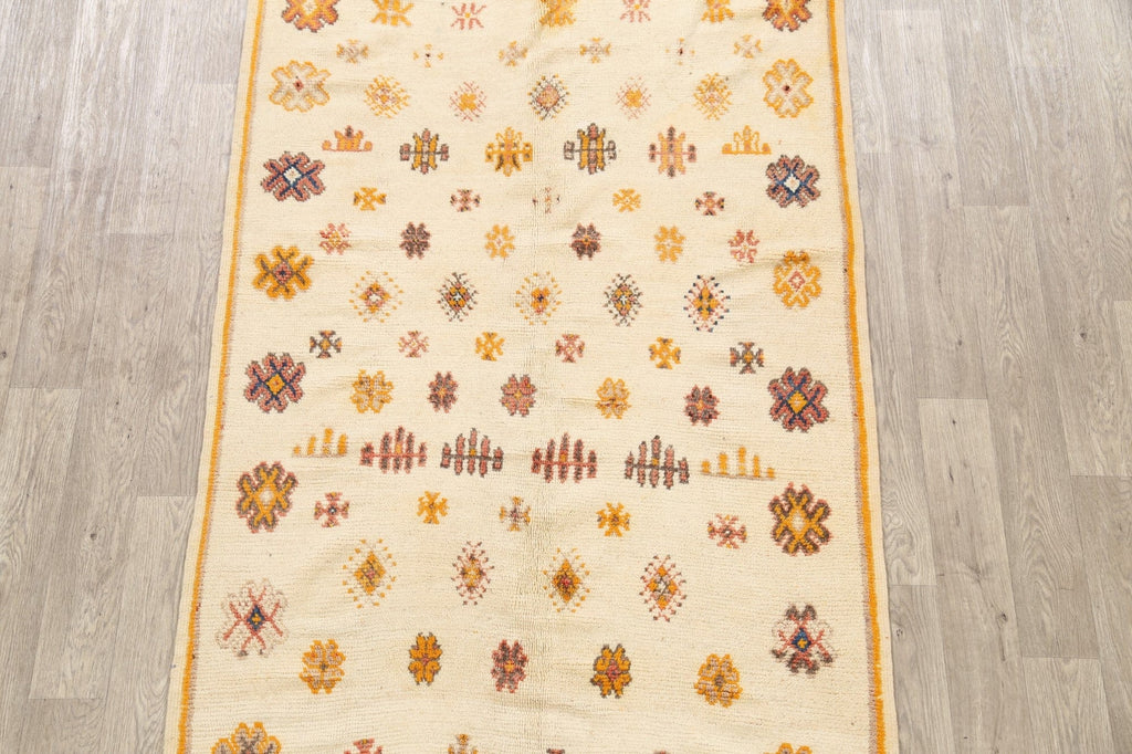 Tribal Moroccan Oriental Area Rug 5x8